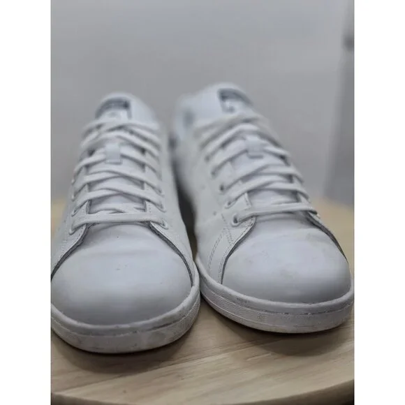 Adidas Stan Smith Men's Size 9.5 Athletic Shoes White Blue Casual Sneakers EUC - Picture 2 of 8